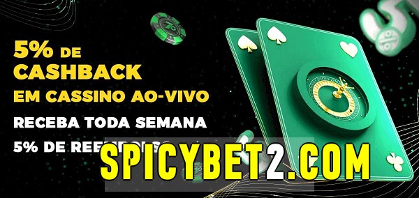 Promoções do cassino ao Vivo spicybet 